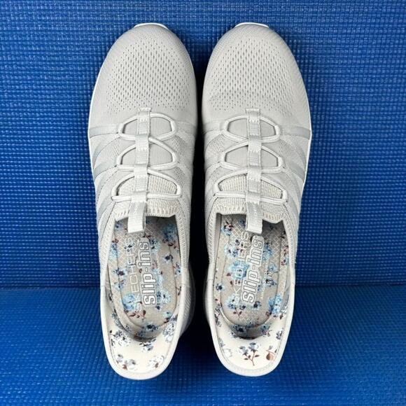 🔴 SKECHERS SLIP-INS VIRTUE - GLOW Women`s Size 9.5 Grey Shoes 104448W - Picture 6 of 8